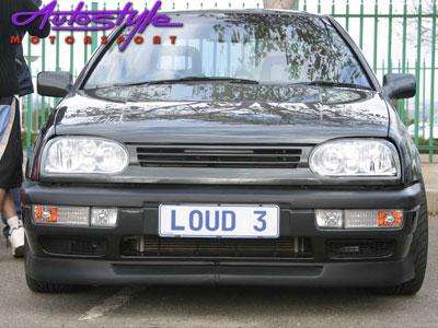 VW Golf Mk3 Bonrath 2pc Plastic Front Spoiler