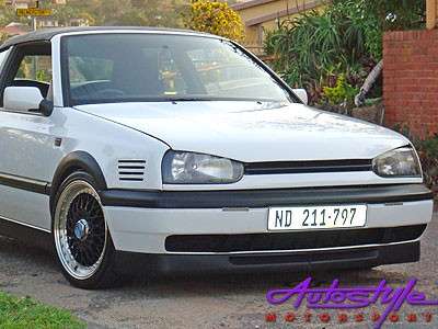 VW Golf Mk3 Bonrath 2pc Plastic Front Spoiler