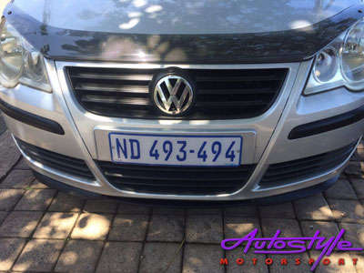 VW Polo 05+ Carbon Look Bonnet Guard
