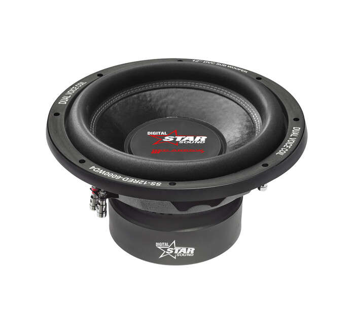 Starsound SSW-12RED-6000WD4 Red Series 12" 6000w DVC Subwoofer