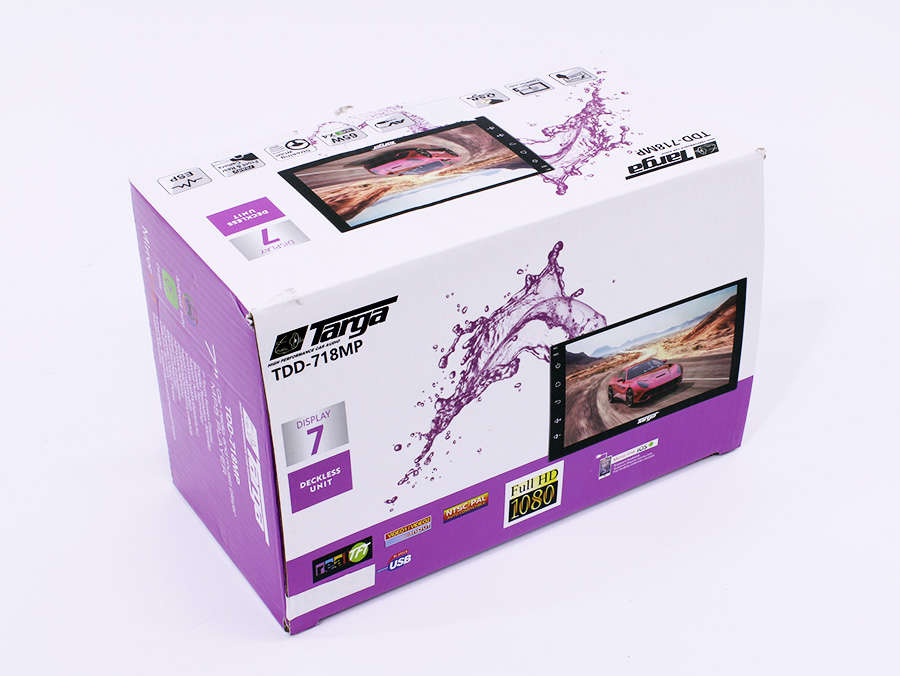 Targa TDD-718MP5 7" Deckless Media Touchscreen system