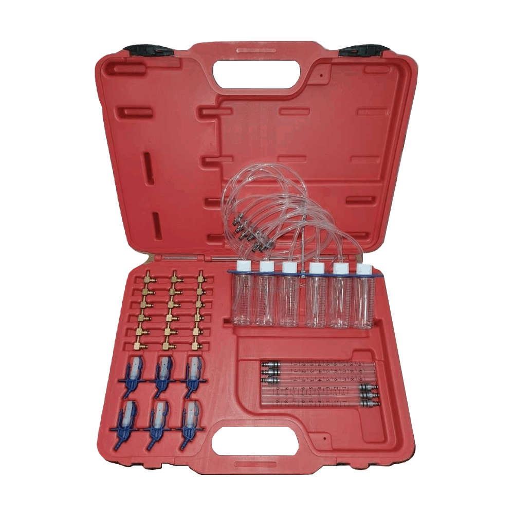 Flow Meter Common Rail Set With Injection Adapters