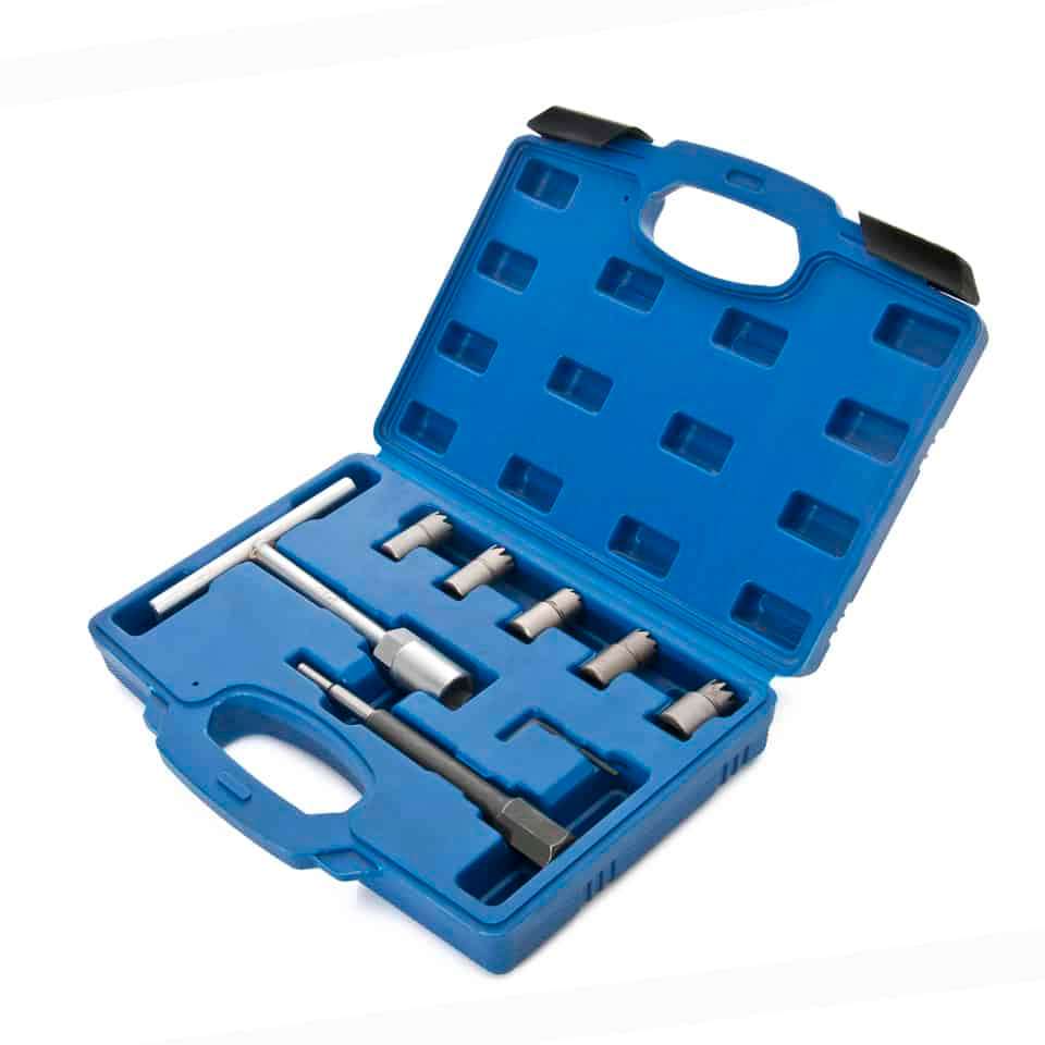 7pcs Diesel injector Seat Cutter Set