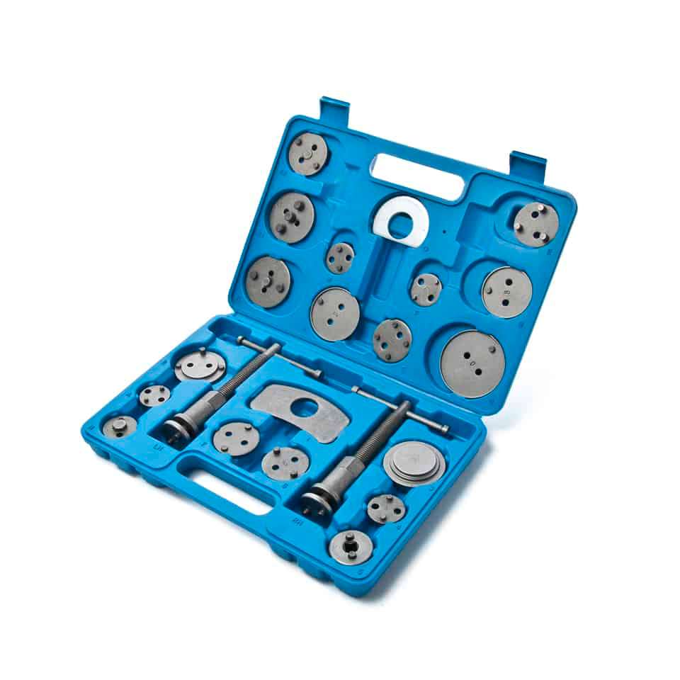 Universal 21pcs Caliper Brake Piston Tool Kit Disc Rewind Wind Back Pads