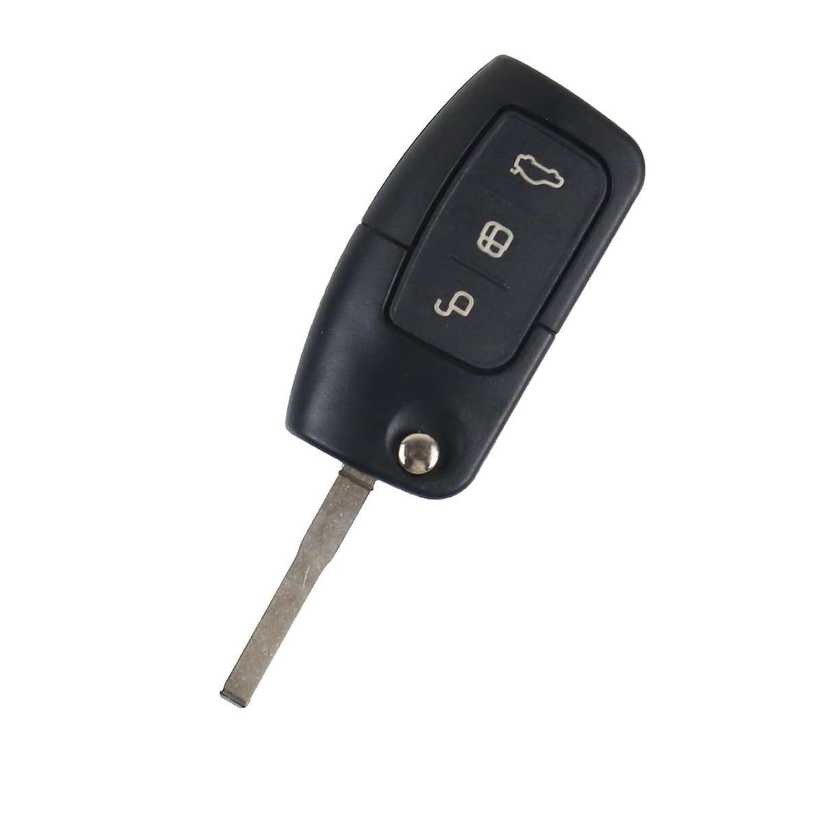 Ford - Fiesta, Focus, Mondeo, Kuga | Remote Key Case & Blade (3 Button, HU101 Blade, Simple Boot Unl