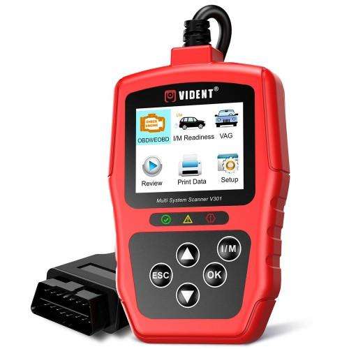 Vident V301 VAG VW/ Audi/ Skoda/ Seat OBD2 Automotive Scanner and OBD Code Reader
