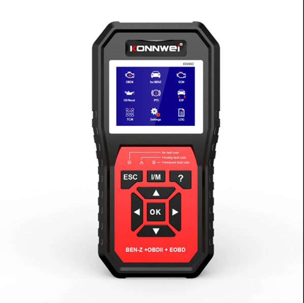 KONNWEI KW460 Full System Diagnostic Instrument For Mercedes-Benz OBD II + EOBD Scanner