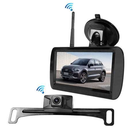 4.3-Inch Wireless License Plate Backup Reverse Camera Kit