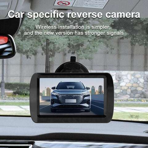 4.3-Inch Wireless License Plate Backup Reverse Camera Kit