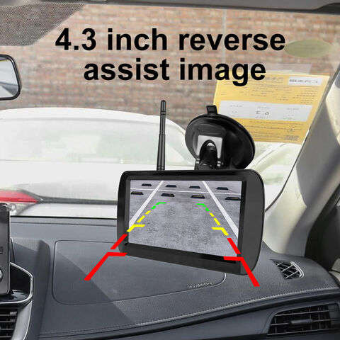 4.3-Inch Wireless License Plate Backup Reverse Camera Kit