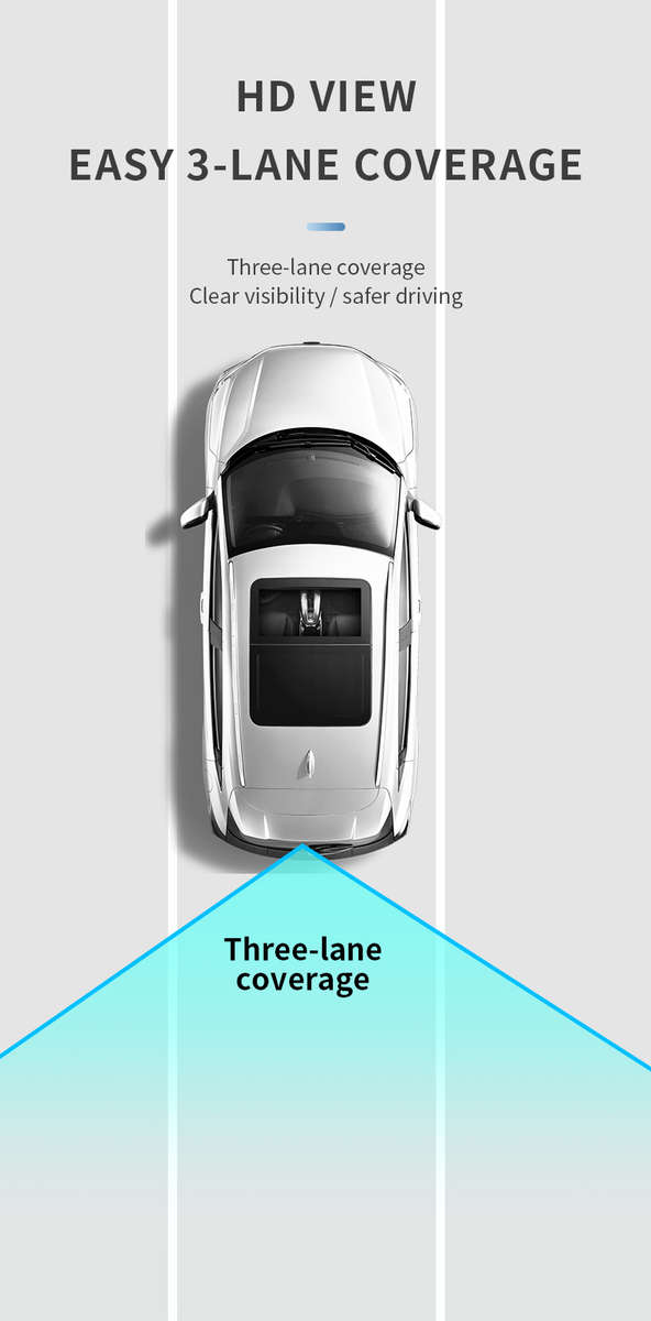 4.3-Inch Wireless License Plate Backup Reverse Camera Kit