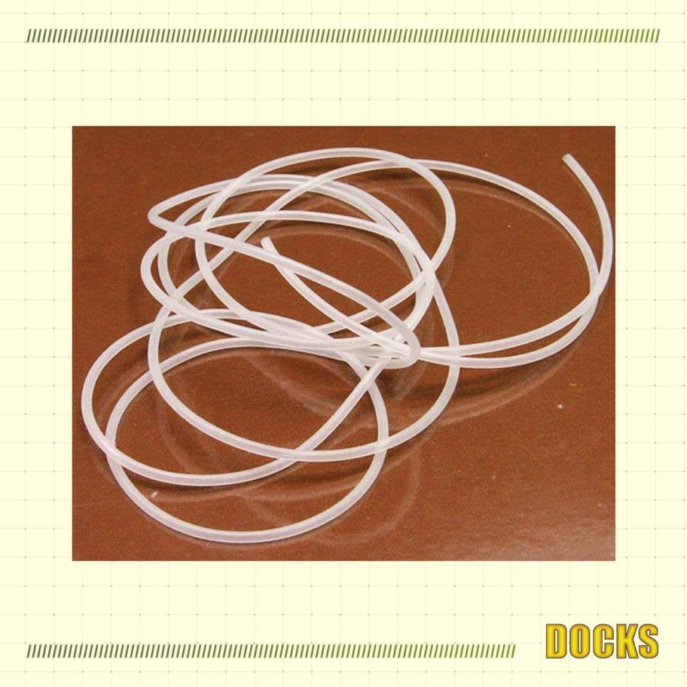 Docks Super Elastic Tube Clear 1.2mm 100cm - Docks