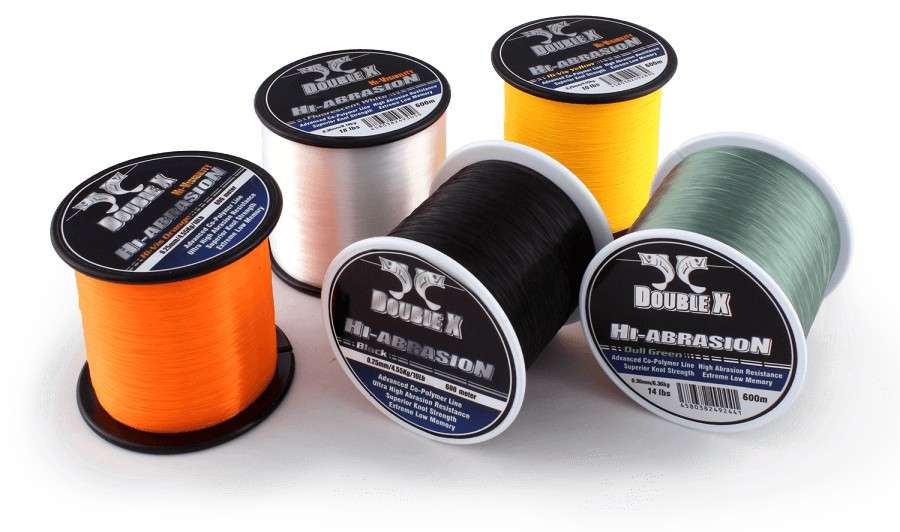 Double x Hi-Abrasion Fluorescent White 7LB 600M - Double X 0.15kg