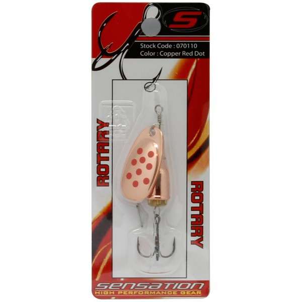 Sensation Rotary Inline Spinner Copper Red Copper 3 - Sensational