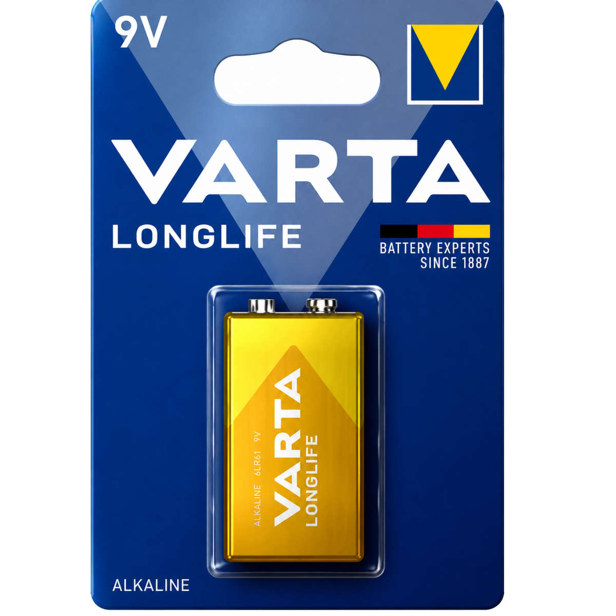BA235 - VARTA - Size 9V Long Lifel Low Drain Devices. 1.5V 1 pack