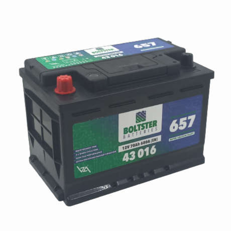 BA285 Bolster 657 - Auto Battery 12 Volt 70 Ah with OLD Battery. Plus R220 without OLD Battery.