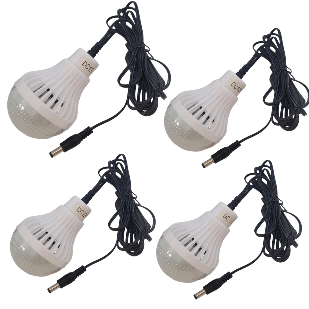 LK077 - SK  Lithium Light Kit. 12V 12Ah Battery. 4xLED Lights. USB x2. + 10 Watt Solar Panel Charger