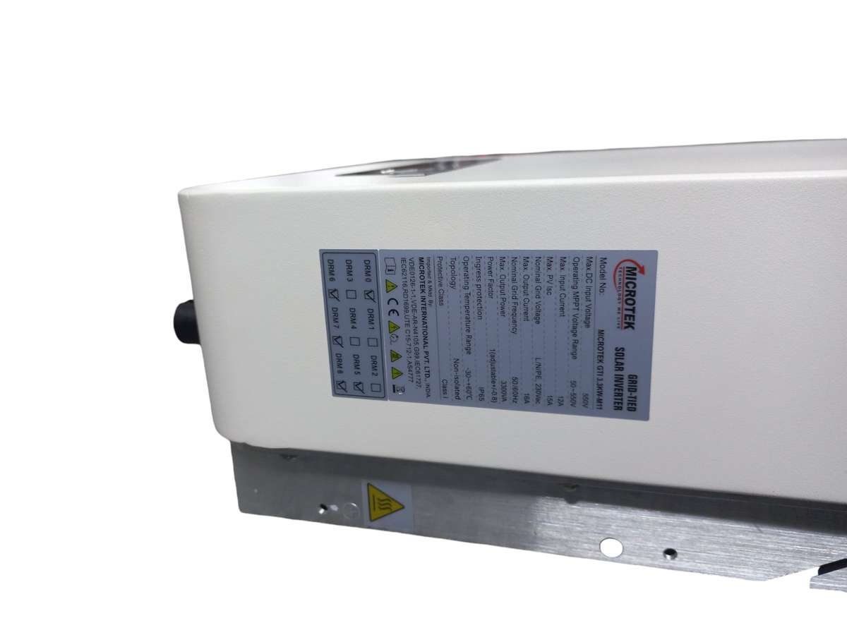 VB130 Microtek - Grid Tied Solar Inverter 3.3KW MPPT Single Phase