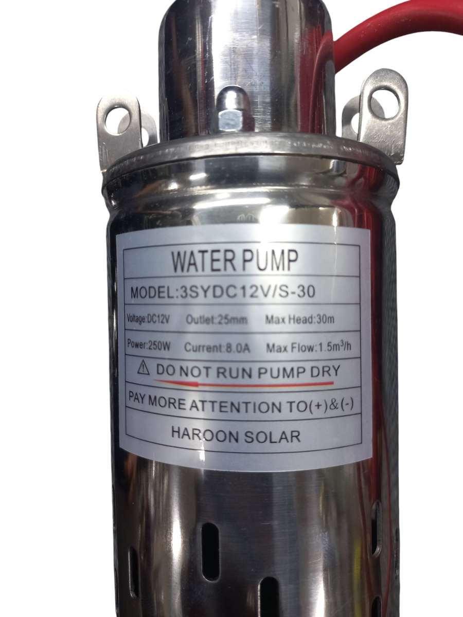 SV060 - SK High Energy Solar Submissible Borehole Pump  12 Volt DC