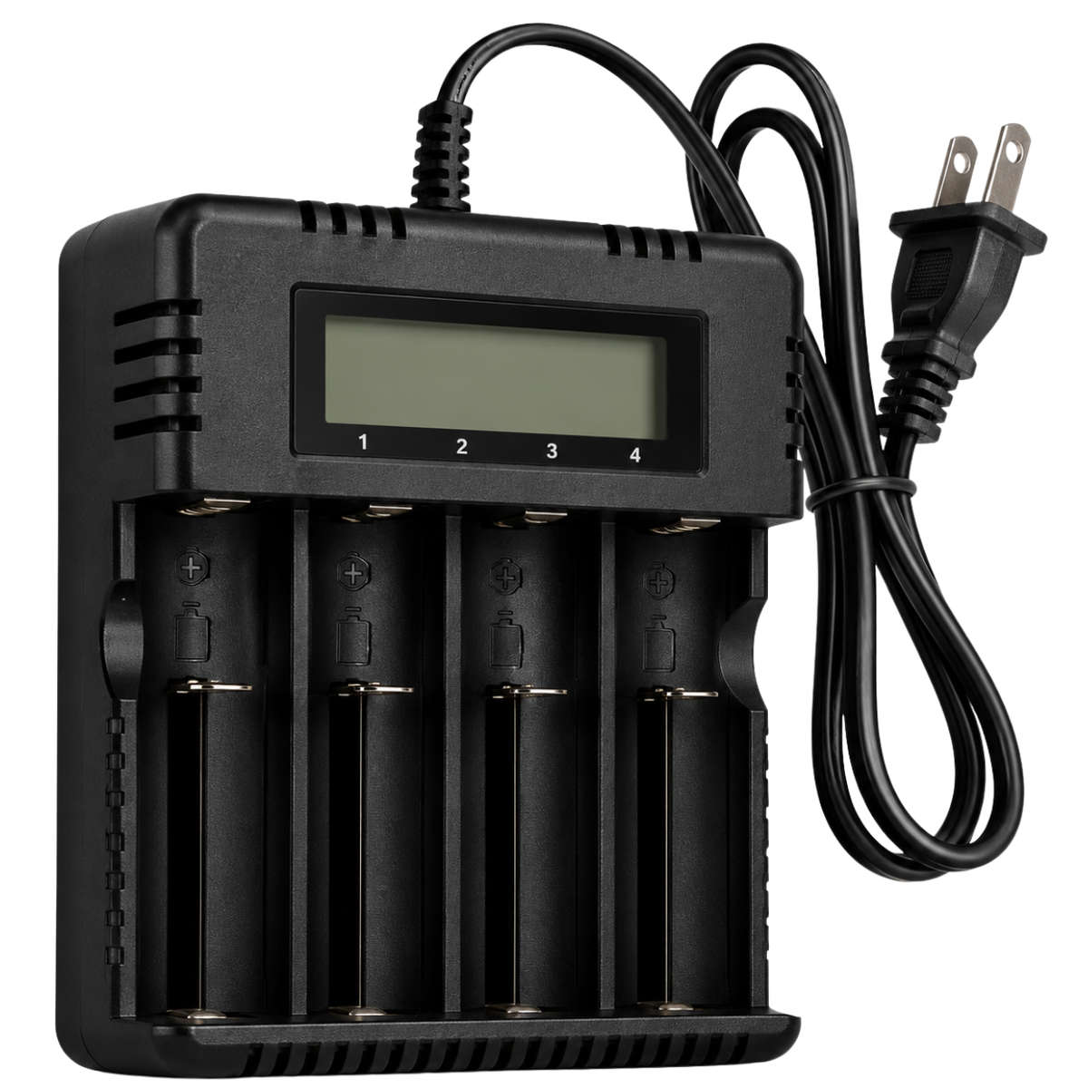 EA027B -  Multifunction Lithium Battery charger for 26650 , 18650 , 16340 etc 3000mA  4 Batteries