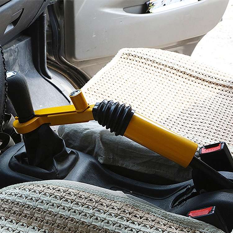 Anti- Theft Handbrake And Gear Lock