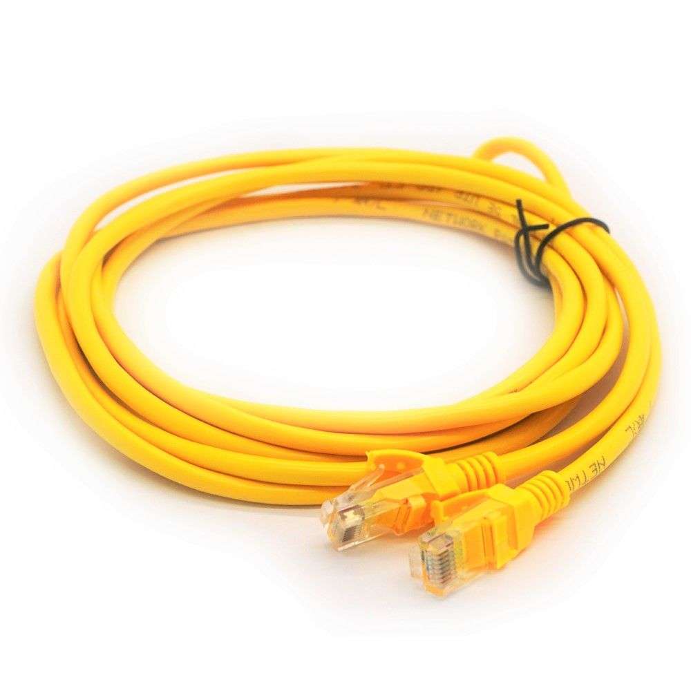 Network cable Cat5e - Yellow - 3m