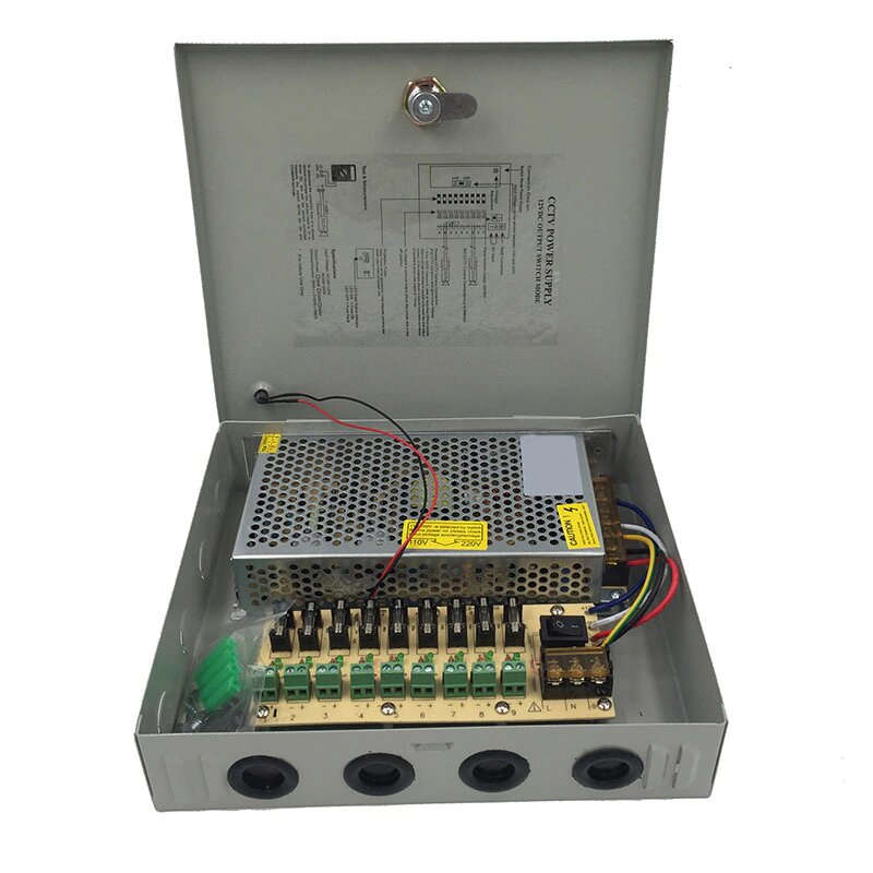 Switching Power Supply 12V 15A 9CH Box Q-TI67