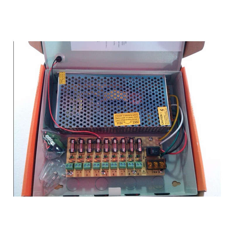 Switching Power Supply 12V 15A 9CH Box Q-TI67