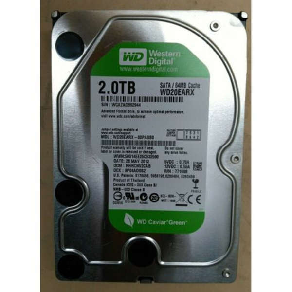 WD Green 3.5-inch Hard Drive - 2TB