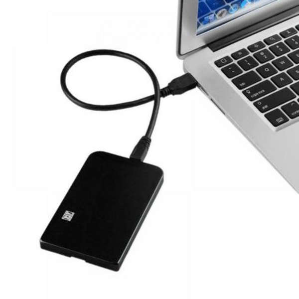 1TB 2.5" Portable External Hard Disk Drive, USB 2.0, 5400RPM