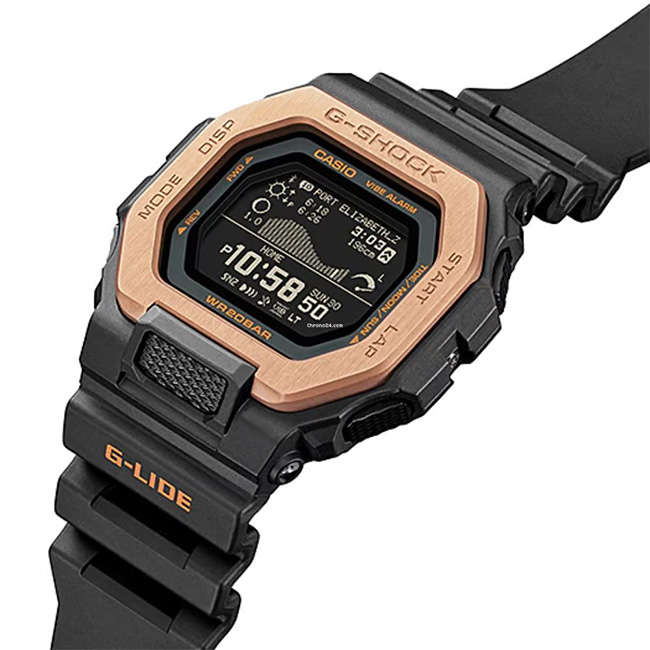 G-Shock G-Lide Men's 200m Bluetooth Digital Wrist Watch, GBX-100NS-4DR