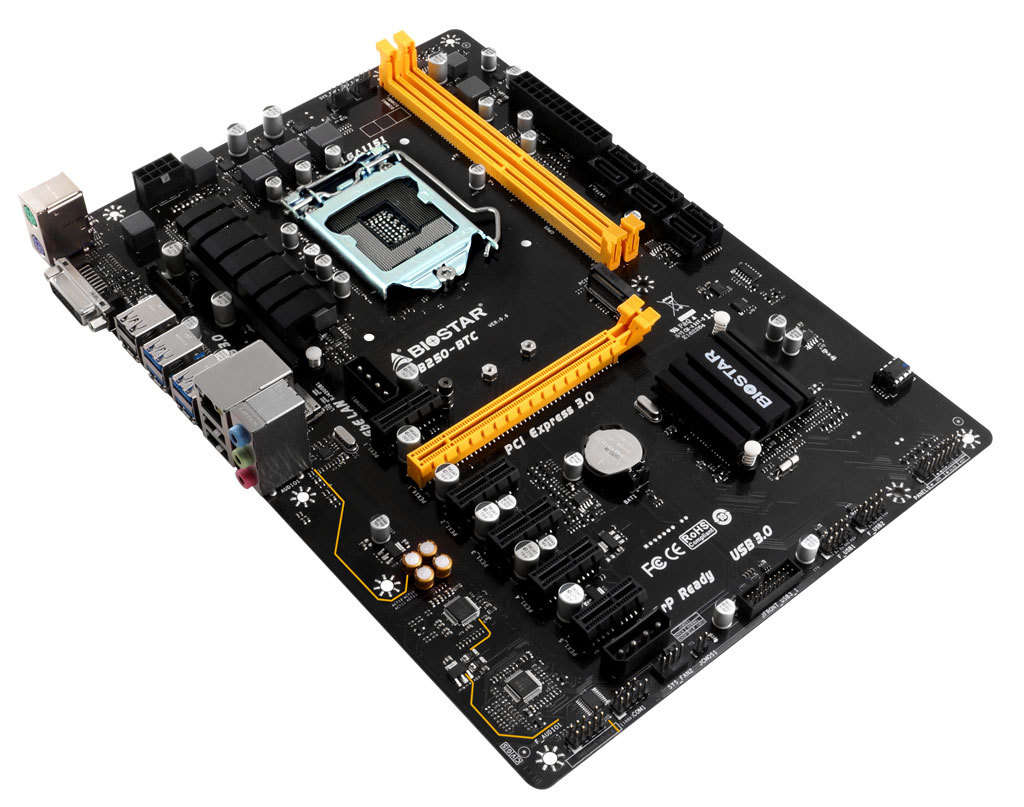 Biostar TB250-BTC Socket 1151 Motherboard +M.2 Slot
