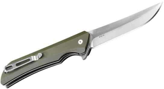 RUIKE Knives Hussar P121-G Satin Blade, OD Green G10 Handles