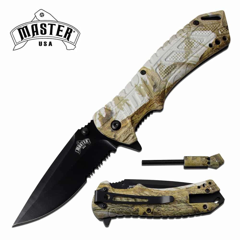 MASTER USA MU-A062CA  SPRING ASSISTED KNIFE