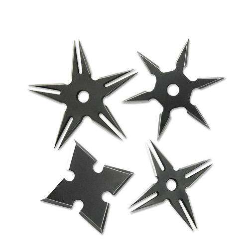 PERFECT POINT RC-108-4B THROWING STAR SET