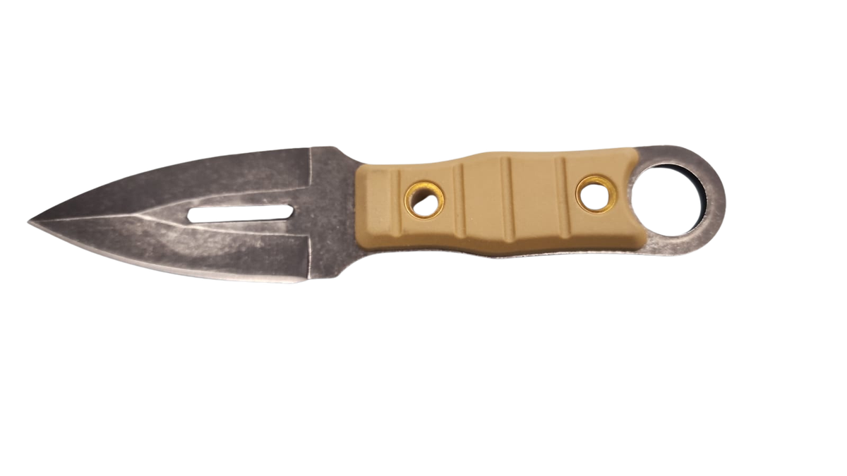 FAS7-7 EDC Fixed Blade Tan With Kydex Sheath