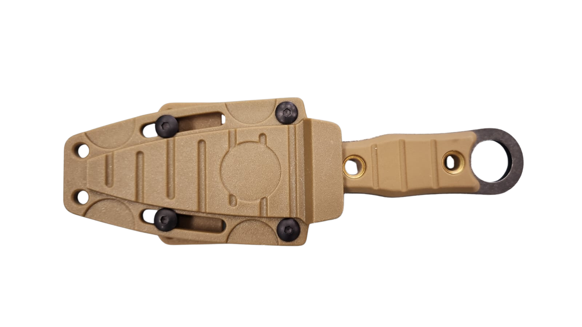 FAS7-7 EDC Fixed Blade Tan With Kydex Sheath