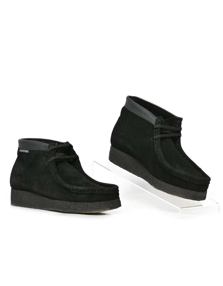 GRASSHOPPER ASTON SUEDE BLACK BOOT