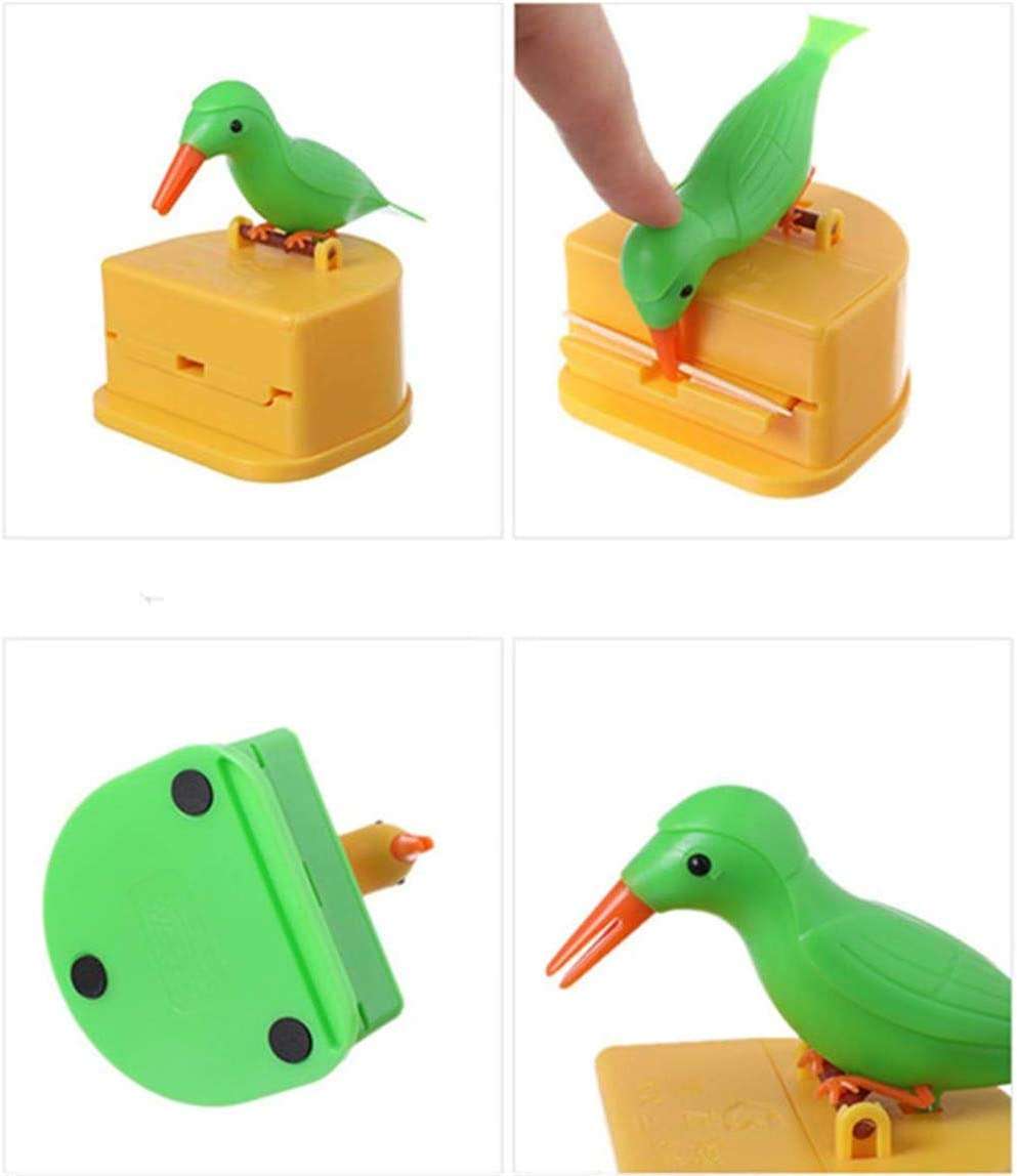Bird Automatic Pressing Toothpick Holder Smart Toothpick Dispenser