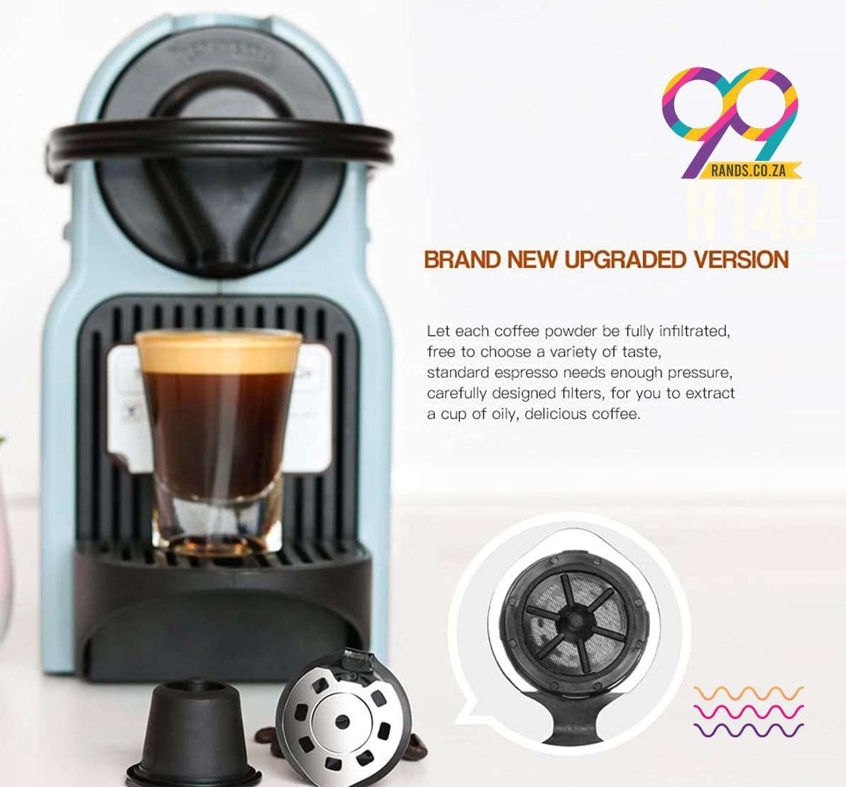 Nespresso Reusable Coffee Pods - Box Of 3