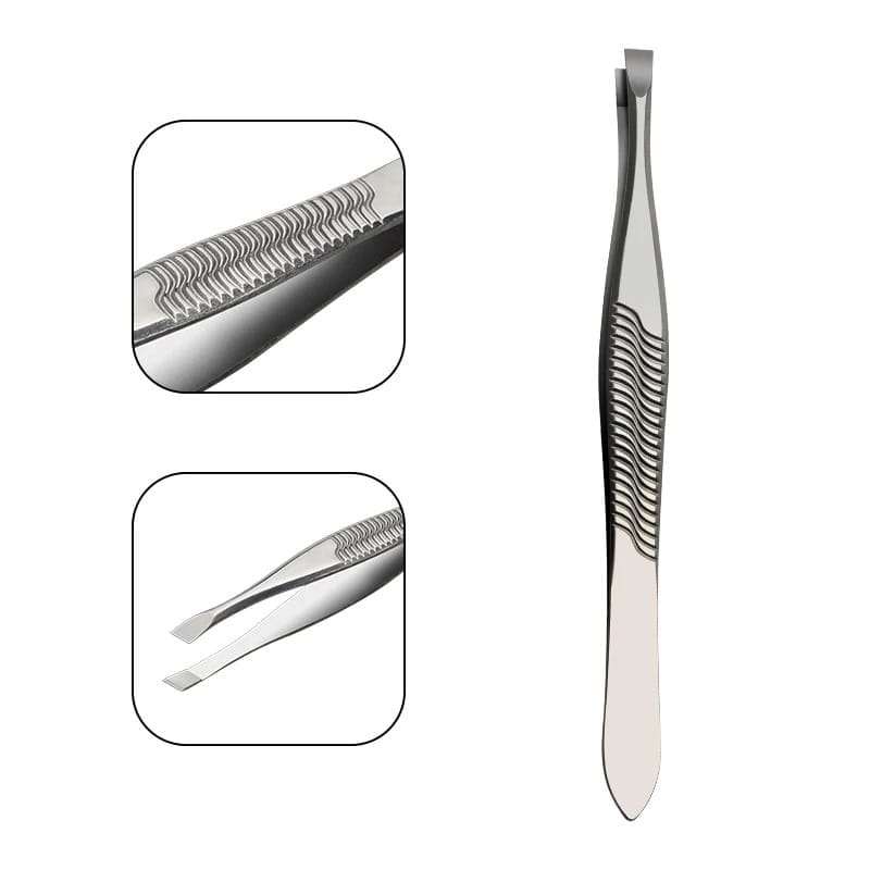 Eyebrow Tweezers Stainless Steel 9cm