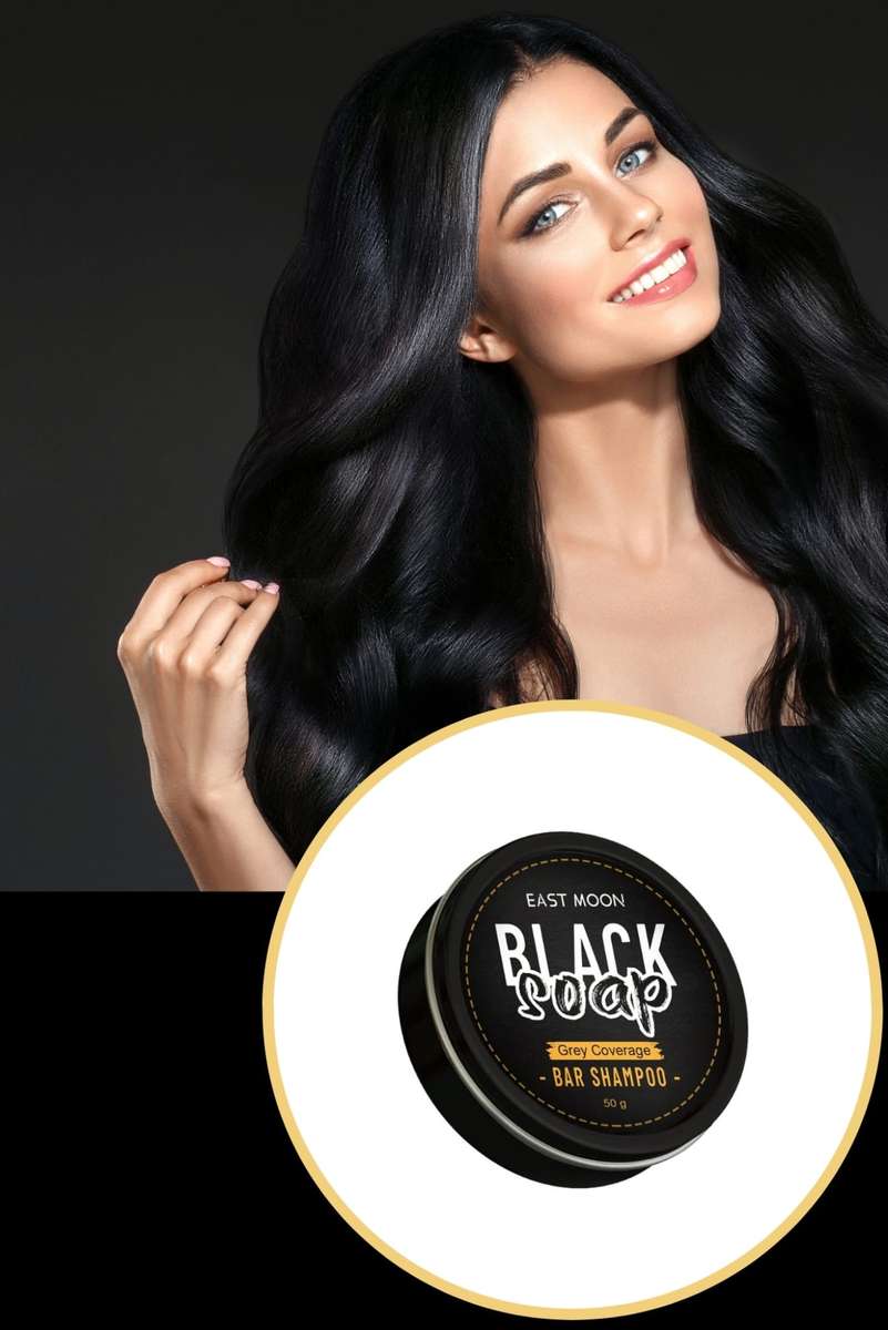 Hair & Beard Darkening Shampoo Bar For Men & Women 50g