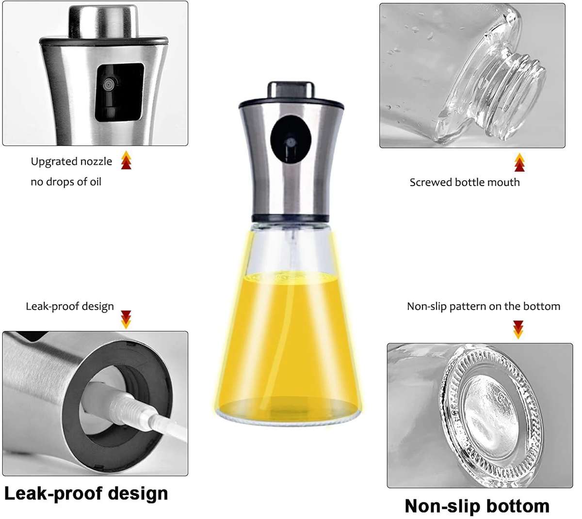 Spray Bottle For Oil And Vinegar 200ml