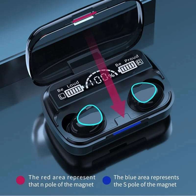 Wireless Earbuds With Power Bank M10 For IOS & Android