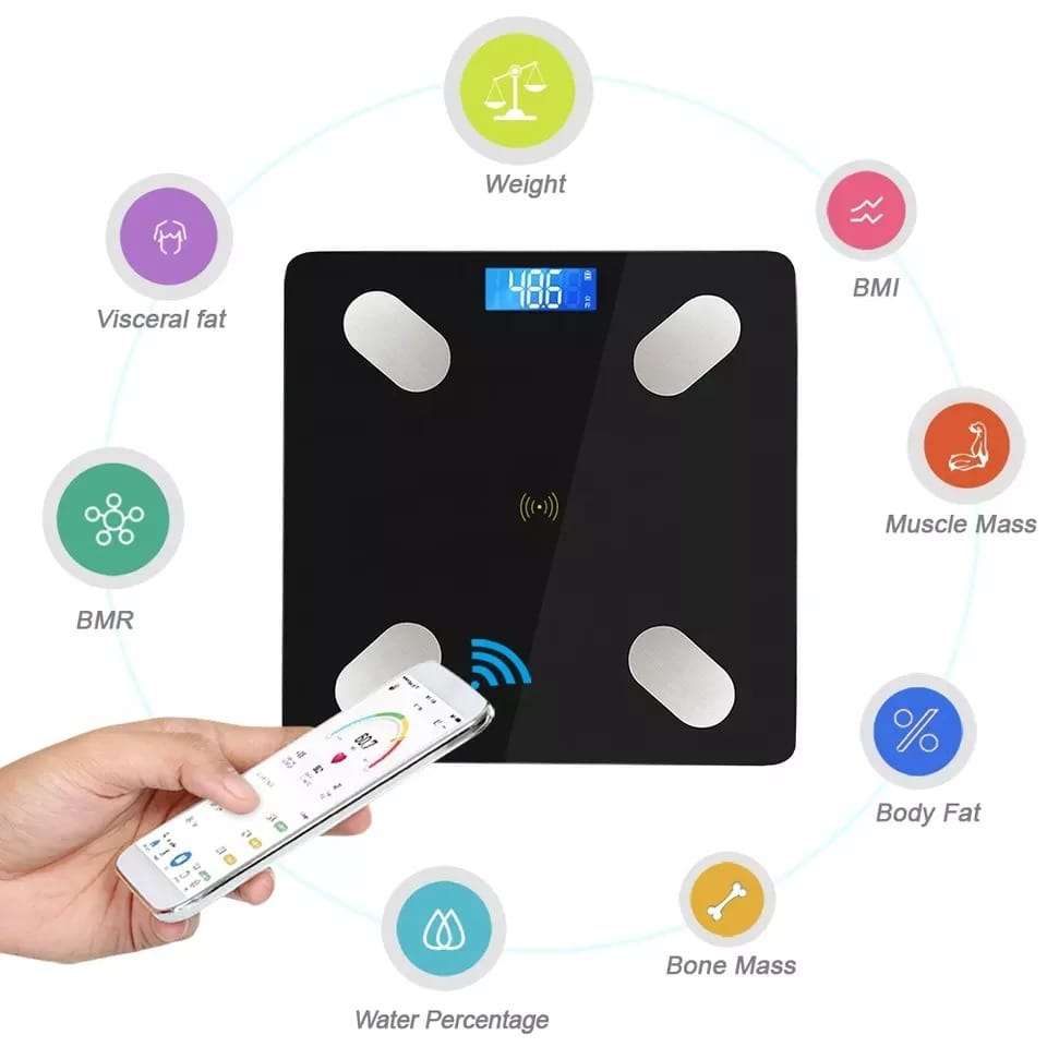 Digital Smart Bluetooth Body Weight & BMI Scale