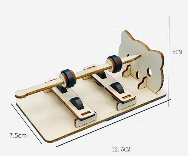 Children Wooden DIY Magnetic Levitation Scientific Experiment Toy Kit