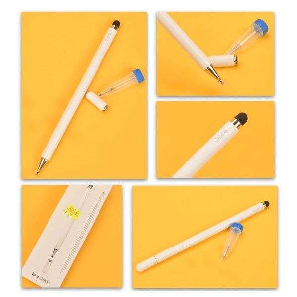 HOCO Stylus Pen for Touch Screens, 2-in-1 Tablet Pen Stylus Pencil 170mm