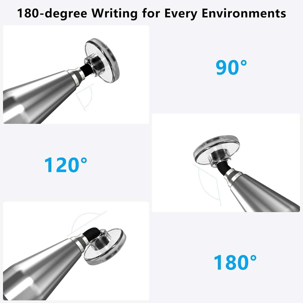 HOCO Stylus Pen for Touch Screens, 2-in-1 Tablet Pen Stylus Pencil 170mm