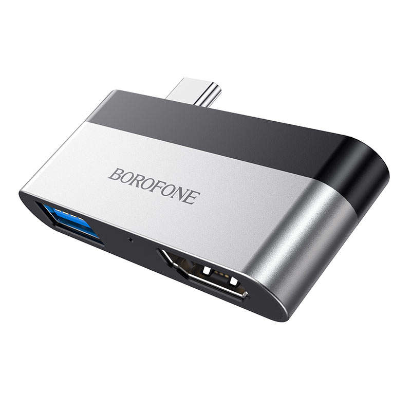 Borofone DH2 Type-c to HDMI + USB3.0 Adapter