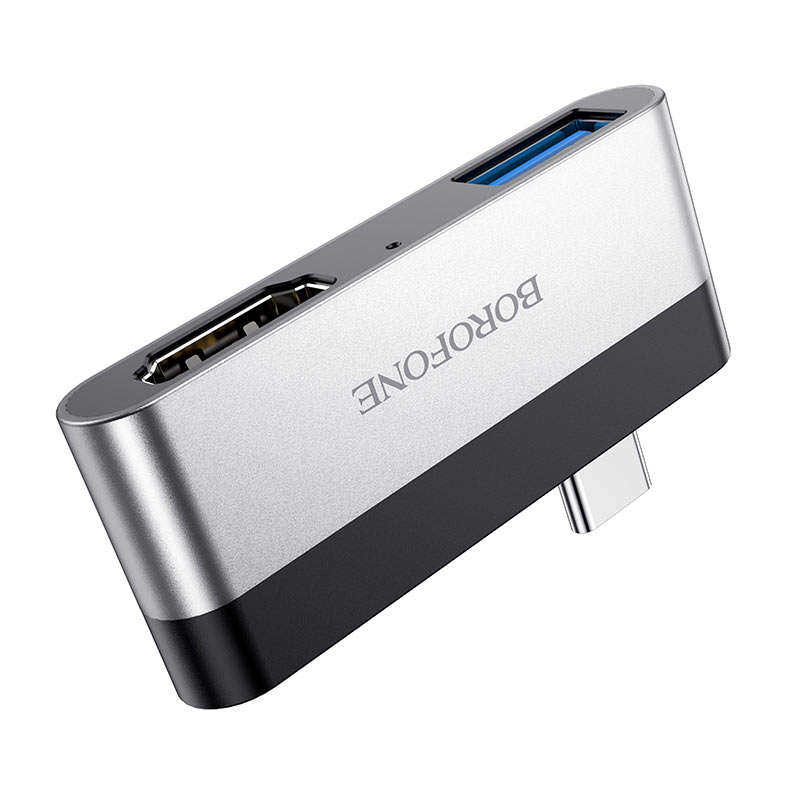Borofone DH2 Type-c to HDMI + USB3.0 Adapter